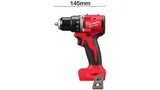 Аккумуляторная компактная дрель-шуруповерт Milwaukee M18 BLDDRC-0C