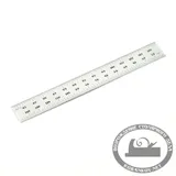 Линейка Starrett, 150мм, 2 шкалы - в мм (шаг 1мм и 1/2мм)