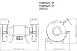DSD 250 (619250000) Шлифовальная машина с двумя кругами