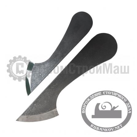 М00017597 Нож ремесленный ПЕТРОГРАДЪ, римский тип, 160мм, двусторонняя заточка
