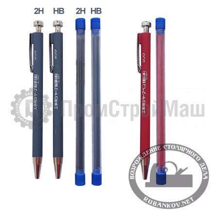 М00015769 Стержни для карандаша,красные, Shinwa, 2мм, 78474