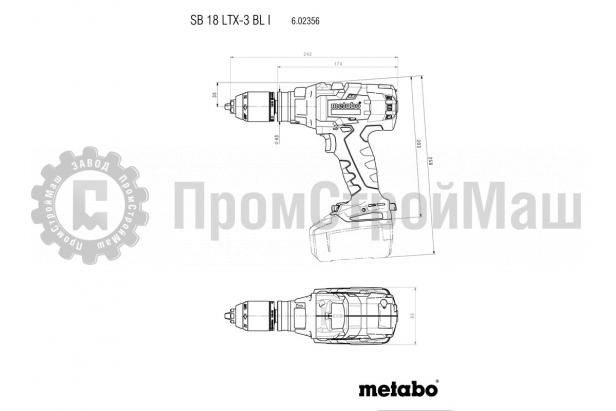 Metabo SB 18 LTX-3 BL I   