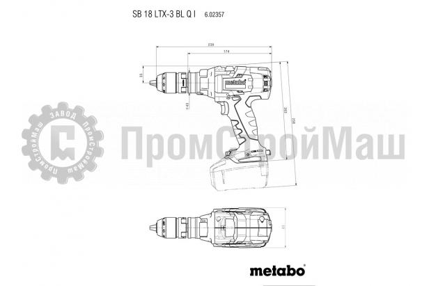 Metabo SB 18 LTX-3 BL Q I   