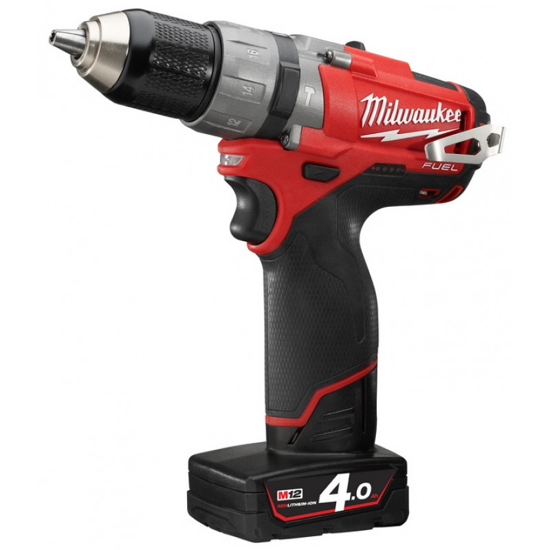 Аккумуляторная ударная дрель - шуруповерт Milwaukee M12 FUEL CPD-402C Аккумуляторная ударная дрель - шуруповерт Milwaukee M12 FUEL CPD-402C