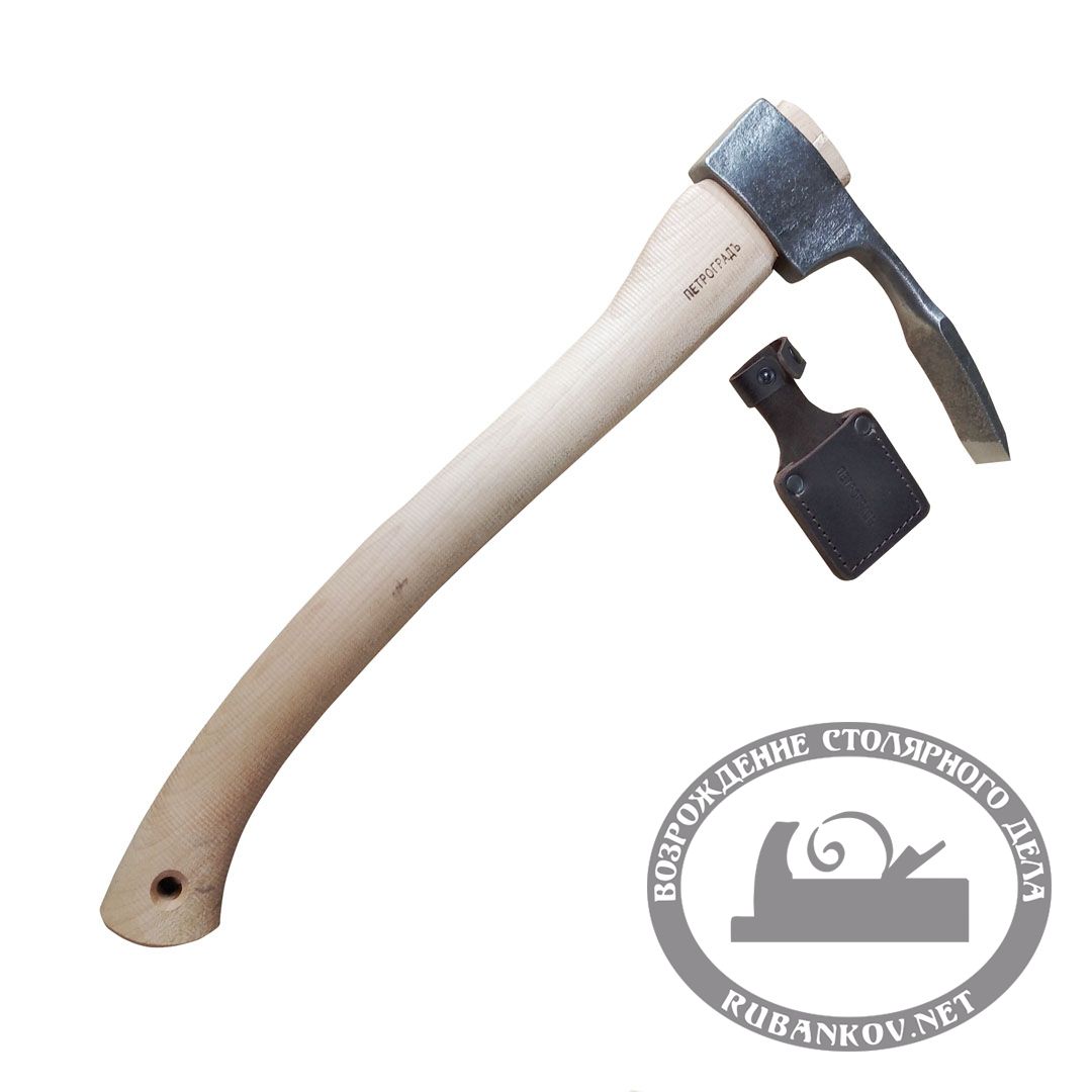 Тесло ПЕТРОГРАДЪ, плотницкое N6 (2), 490мм/35мм, прямая РК, пазовое