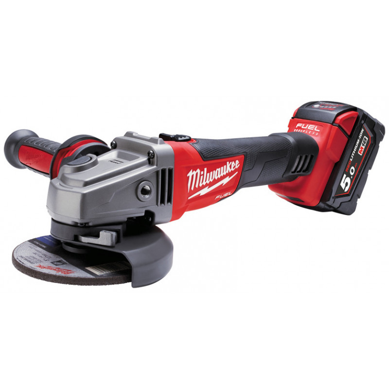 Углошлифовальная машина Milwaukee 115 мм М18 FUEL CAG115X-502X Углошлифовальная машина Milwaukee 115 мм М18 FUEL CAG115X-502X