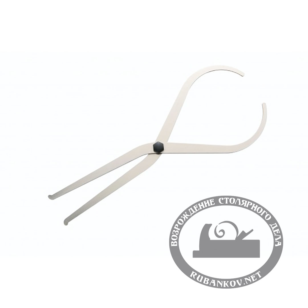 Кронциркуль изогн. наружный/внутренний, 152 мм