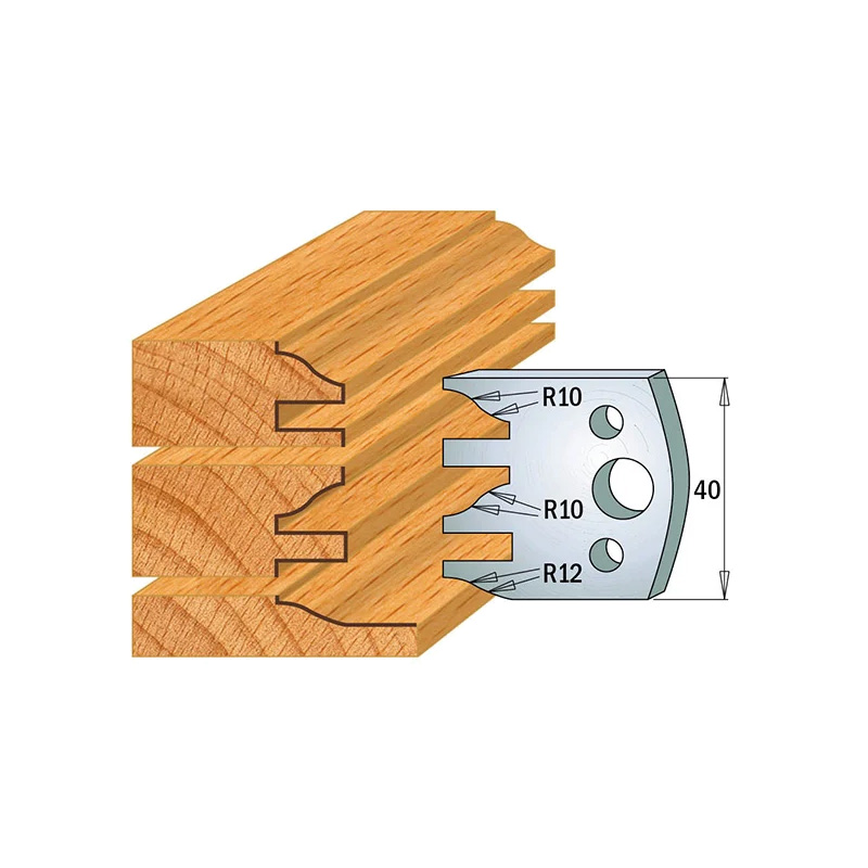 Комплект из 2-х ножей 40x4 SP CMT 690.124