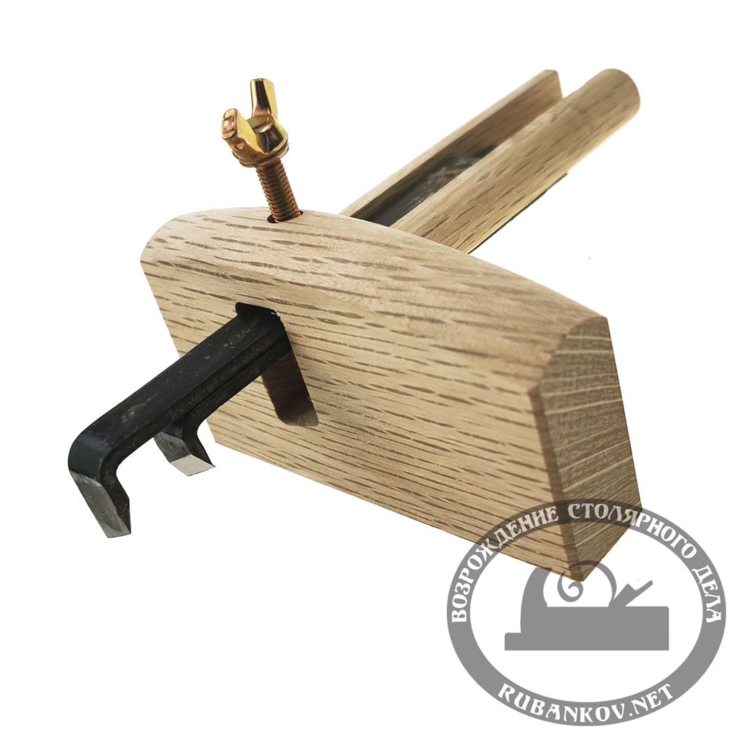 Рейсмус японский, деревянный, с двумя ножами, 80мм