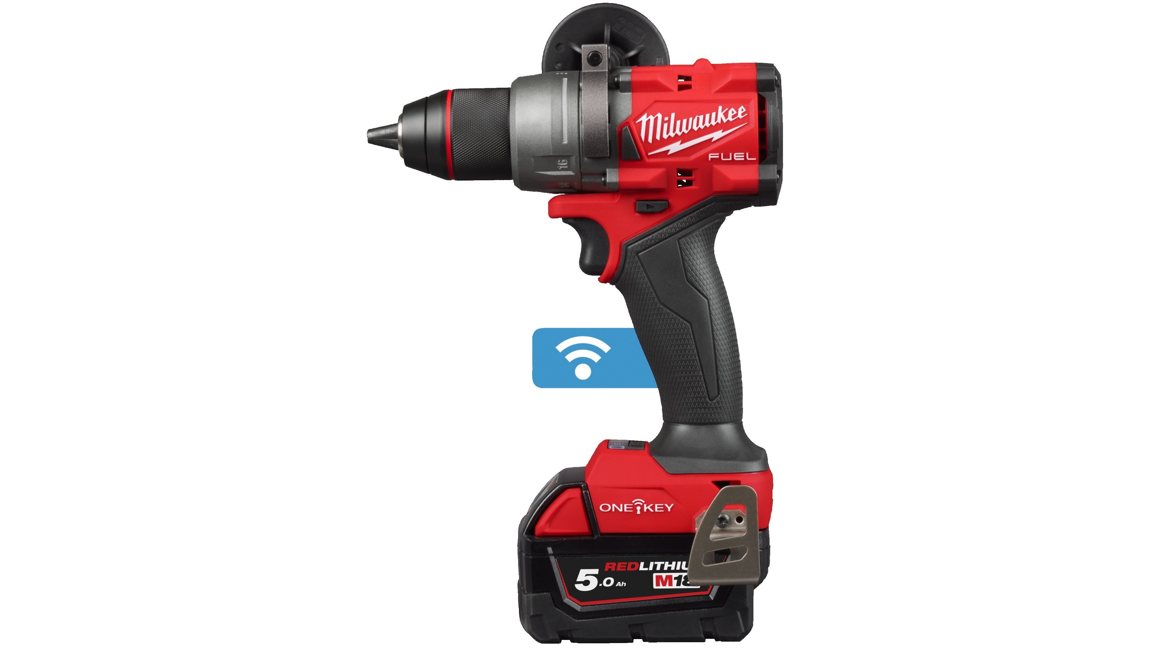 Аккумуляторная ударная дрель-шуруповерт Milwaukee M18 FUEL ONEPD3-502X ONE-KEY Аккумуляторная ударная дрель-шуруповерт Milwaukee M18 FUEL ONEPD3-502X ONE-KEY