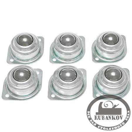 Ролики опорные, 6 штук