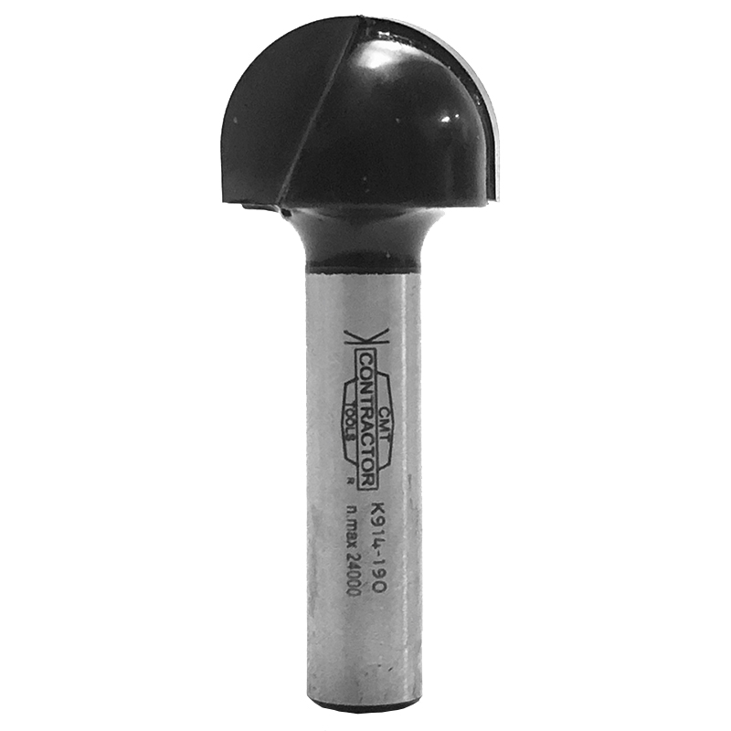 Фреза концевая CMT-contractor пазовая радиусная R=6,35 S=8 D=12,7x9,5 CMT Contractor K914-127