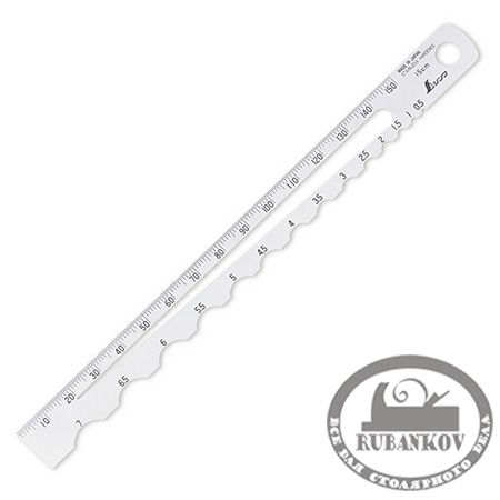 Линейка Radius Scale, Shinwa, R8-15