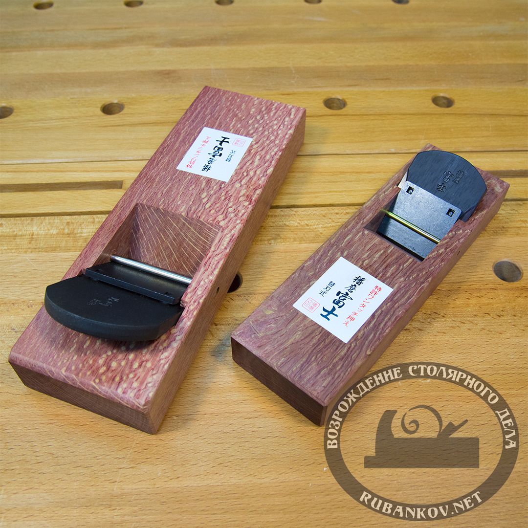 Рубанок яп, Kanetomo Kanna, 55мм, красный дуб