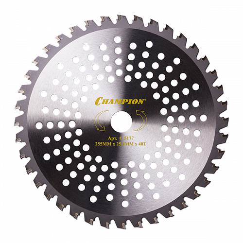 Нож с зубцами из твердого сплава Tiger 40/255/25,4 (SRM-330ES/SRM-350ES,4605) Champion C5177 - Championtool