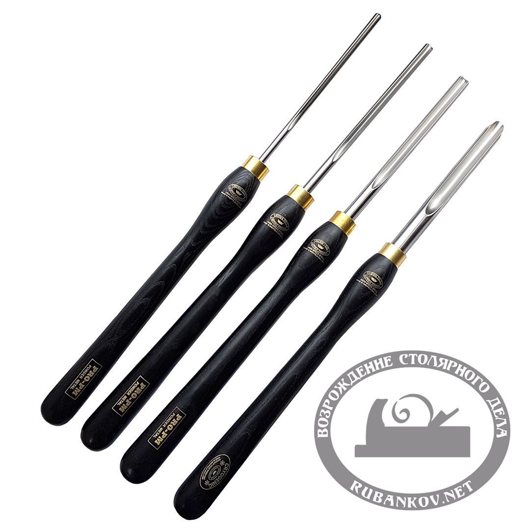 Резец токарный Crown PM, Bowl Gouge, 13мм, рукоять 406мм