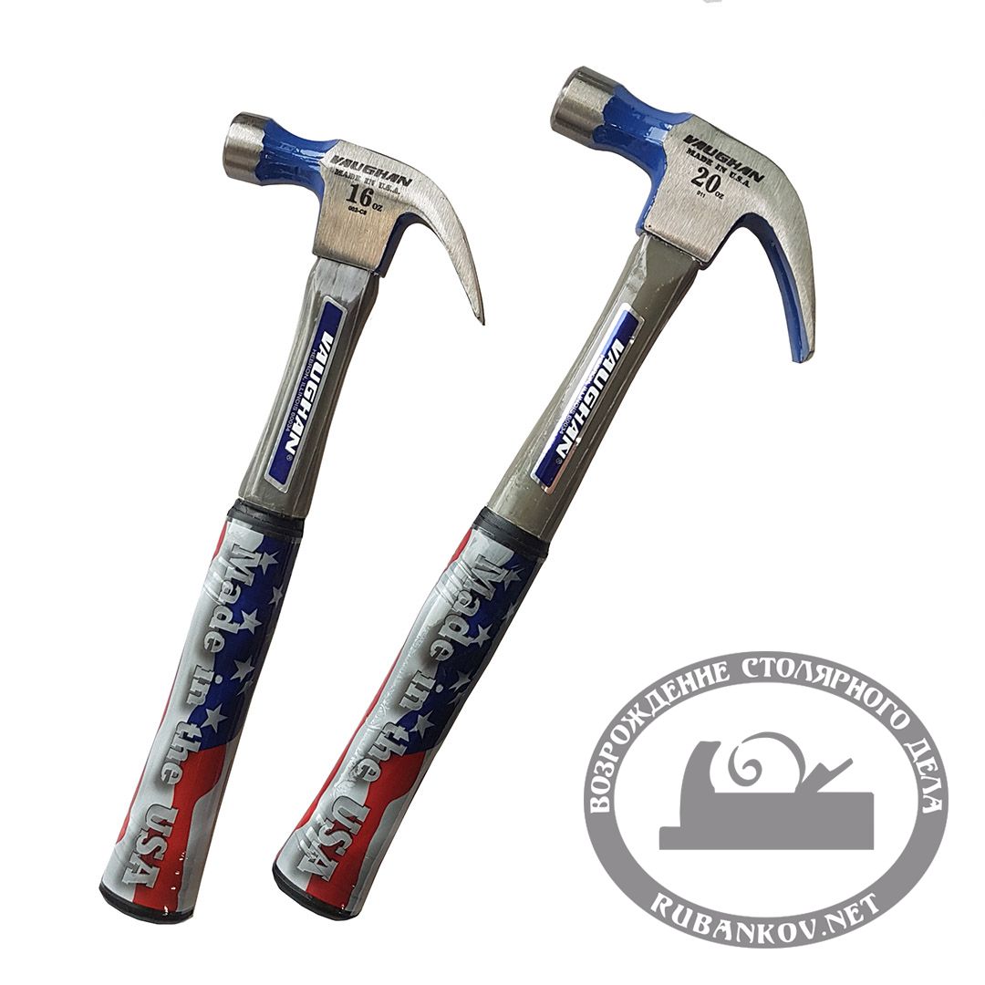 Молоток Vaughan плотницкий FS16, 454гр (16oz), 330мм, резиновая рукоять