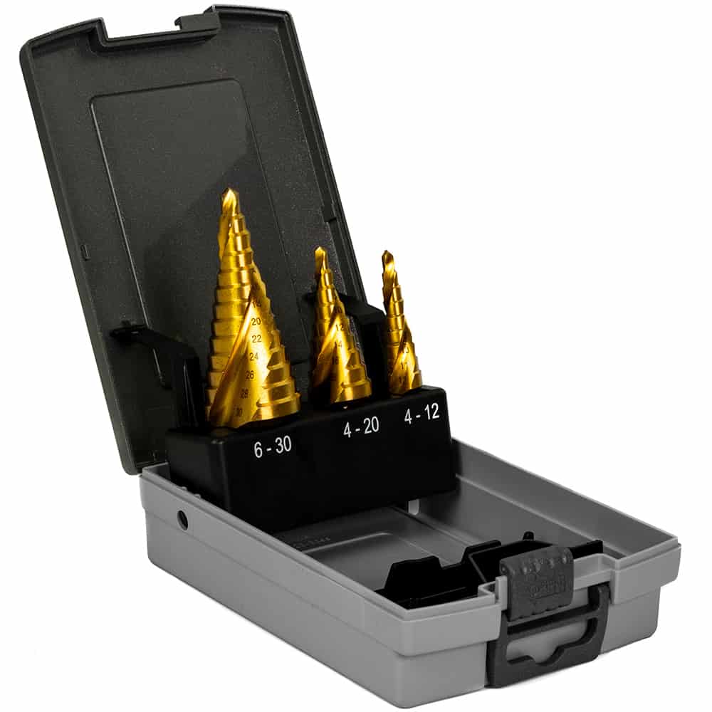 Набор ступенчатых сверл из 3шт ESS.430/2 | Euroboor