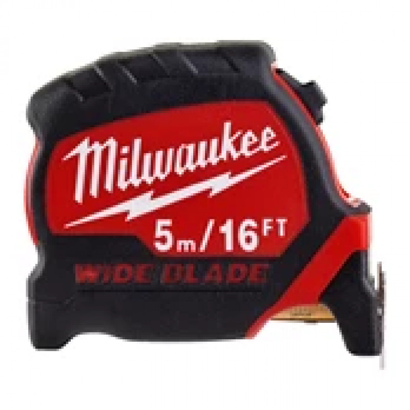 Рулетка Milwaukee Премиум с широким полотном 5м-16фт (футовая) Рулетка Milwaukee Премиум с широким полотном 5м-16фт (футовая)