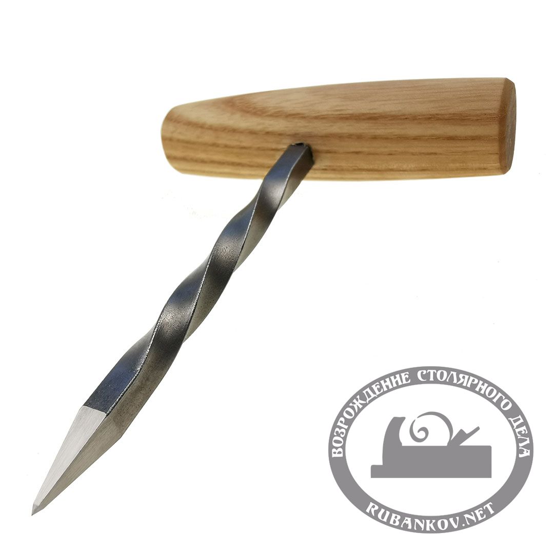 Шило ПЕТРОГРАДЪ, T-образное, 80мм, витой клинок