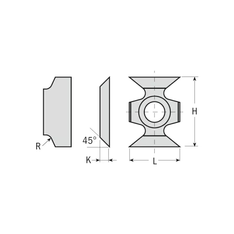 нож твердосплавный 16x22x5 F1730 CMT 790.161.00