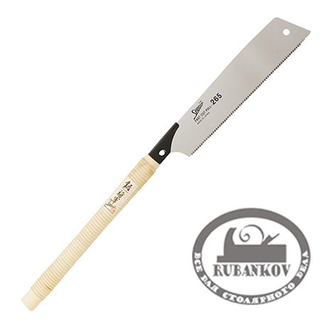 Пила безобушковая Shogun Cross Cut Saw, 265мм, прямая деревянная рукоять