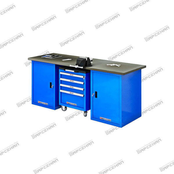 Верстак трехтумбовый «TRIUMF-Medium» ВТ.М-20G-00.4LR