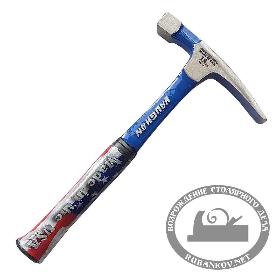 Молоток Vaughan кирка ABL18, 510гр (18oz), 330мм, резиновая рукоять