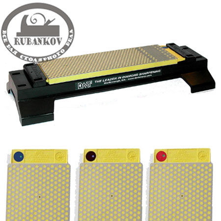 Брусок абр, алм, DMT Duosharp, 205*67мм, 325/600, на подставке