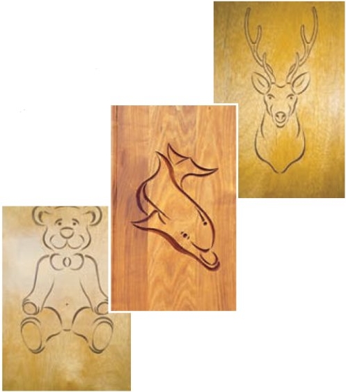 Комплект 3 шаблонов для фрезерования (Мустанг) CMT RCS-902