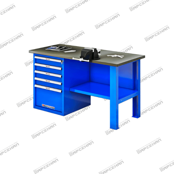 Верстак однотумбовый «TRIUMF-Medium» ВТ.М-15G-5