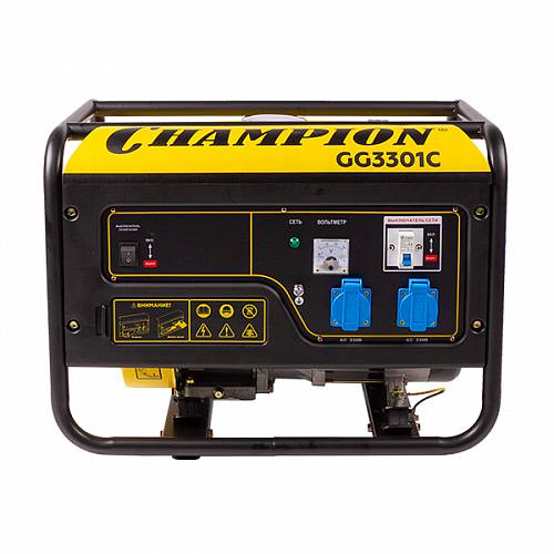 Бензиновый генератор CHAMPION GG3301C Бензиновый генератор CHAMPION GG3301C