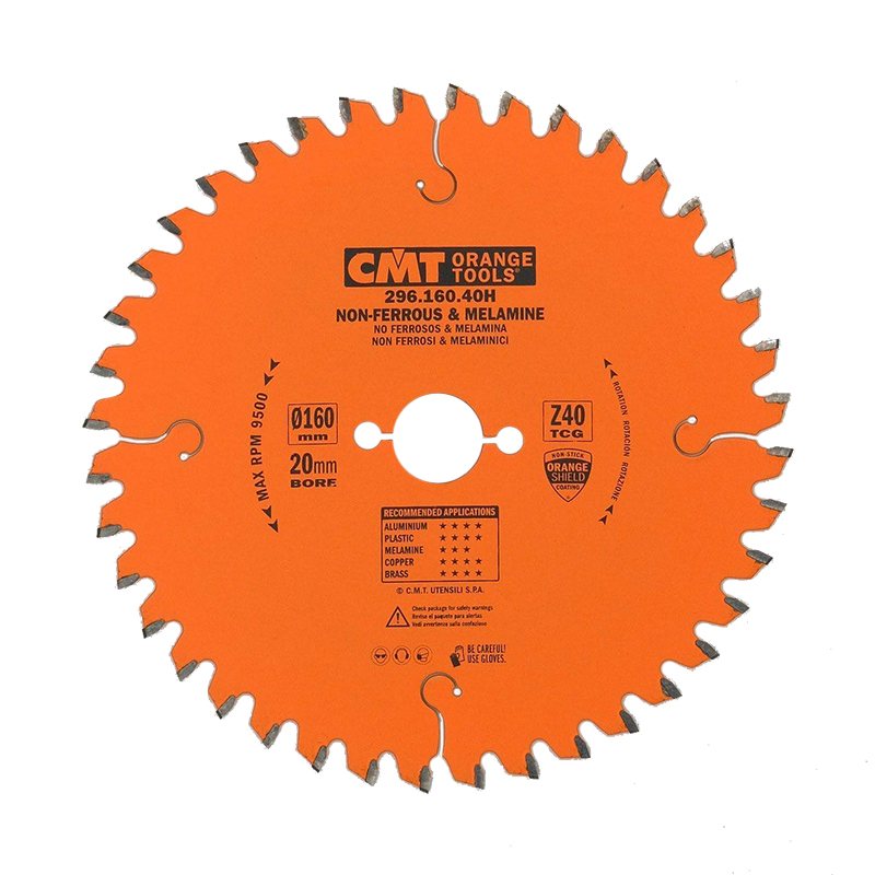 Диск пильный 160x20x2,2/1,6 -6° TCG Z=40 CMT 296.160.40H Диск пильный 160x20x2,2/1,6 -6° TCG Z=40 CMT 296.160.40H