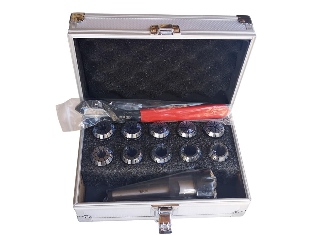 Metal Master ER25 MT3 - цанговый патрон с набором цанг 3-16 мм (10 шт.)