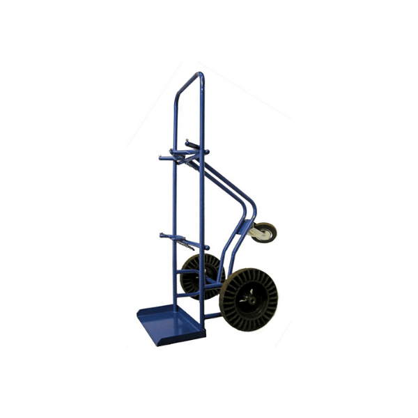 Тележка двухколесная, для перевозки двух баллонов (кислород, ацетилен, углекислота )