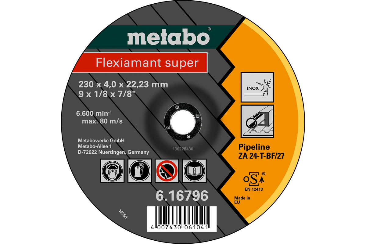 Flexiamant super 230x4,0x22,23 трубопровод, SF27 (616796000)  