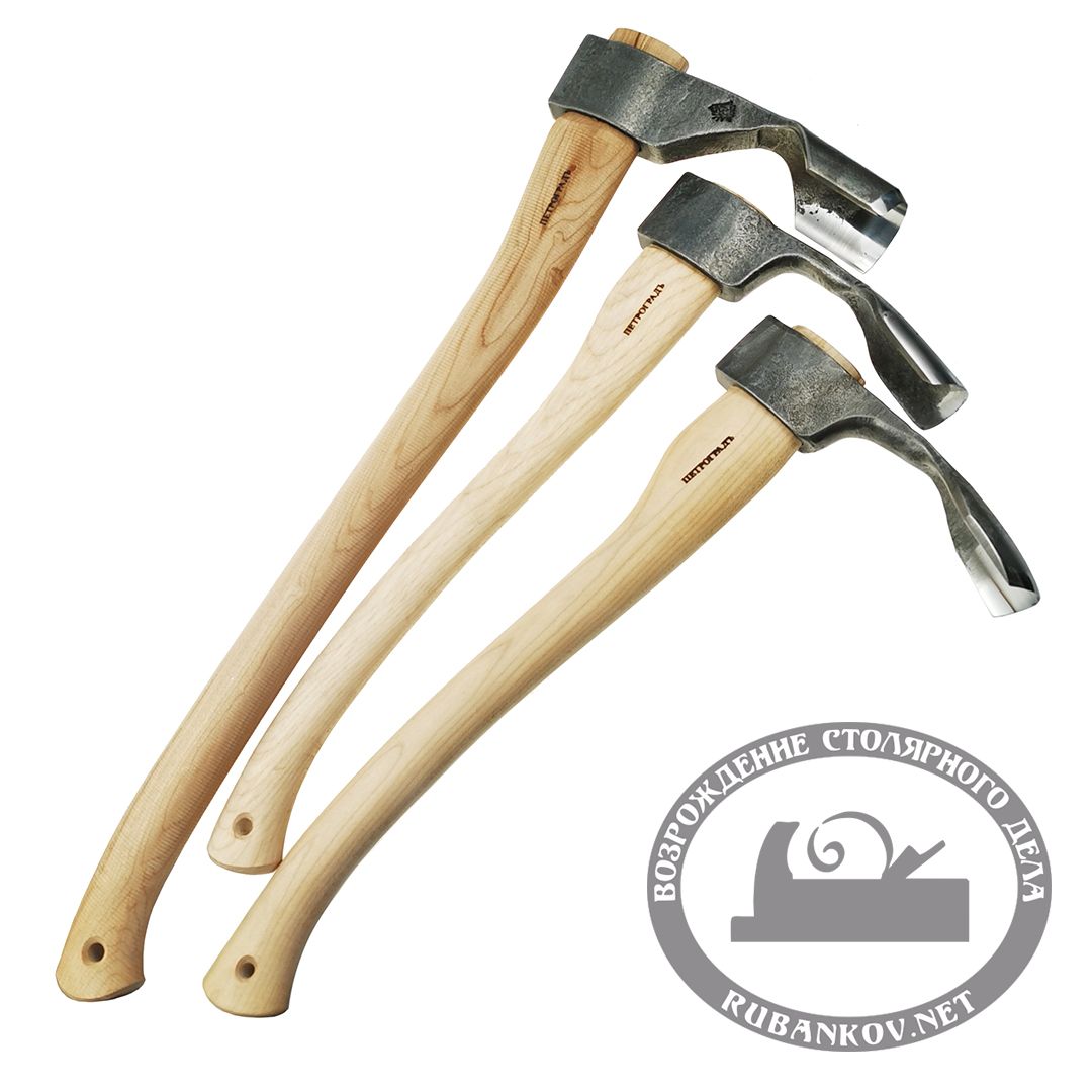 Тесло ПЕТРОГРАДЪ, плотницкое N1, полукруглая РК, двусторонняя заточка