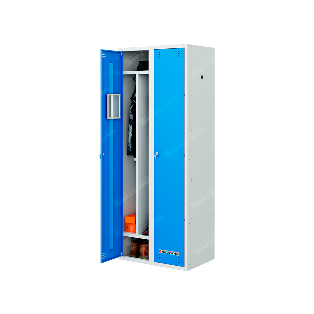 Шкаф двухсекционный 800х500х2000Н 80кг