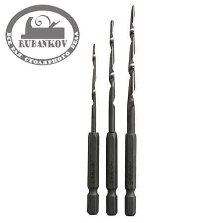 Сверла конусные с шестигр.захватом Star-M 75HSM, D3,4,5мм