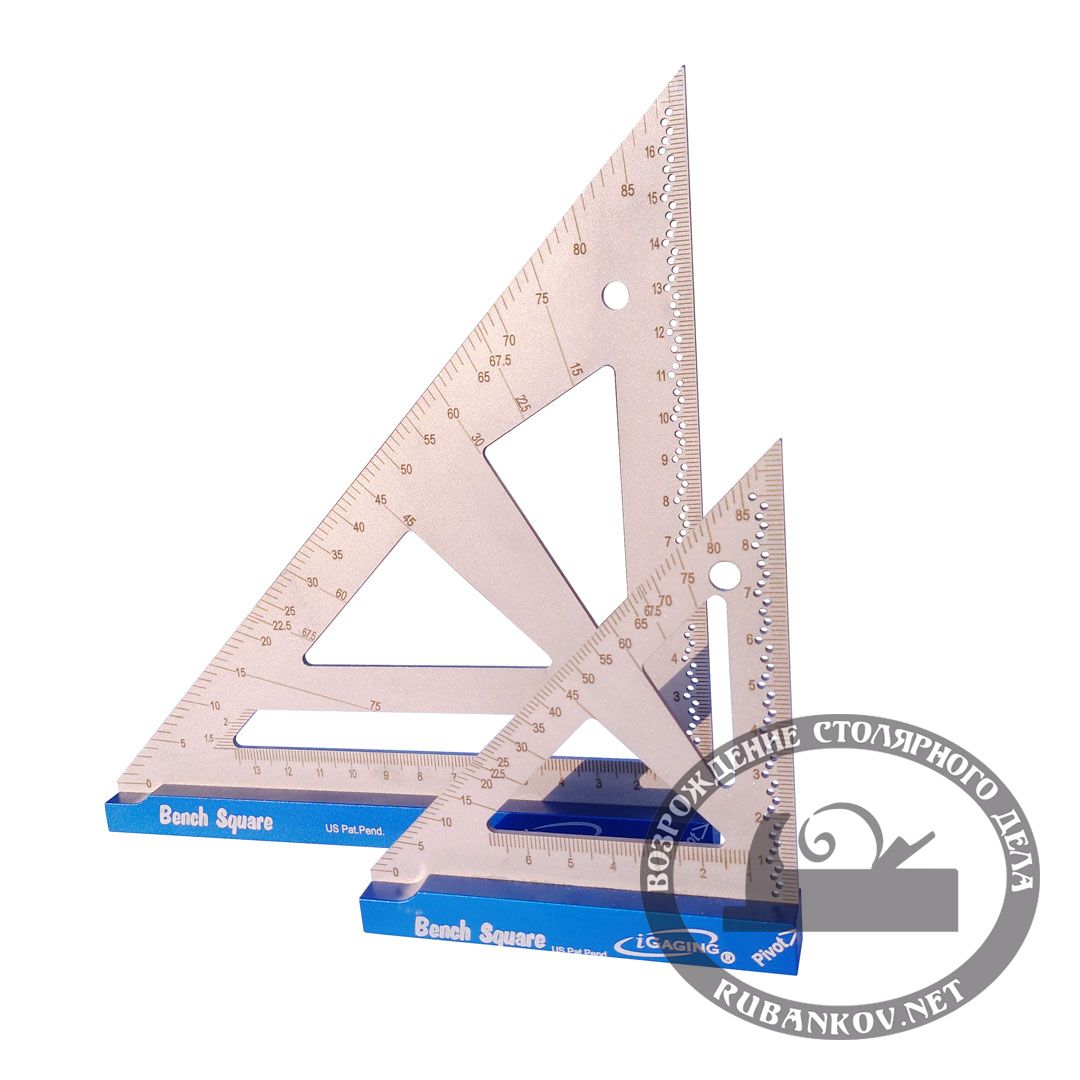 Угольник c подошвой IGaging Bench Square 100 мм (4')