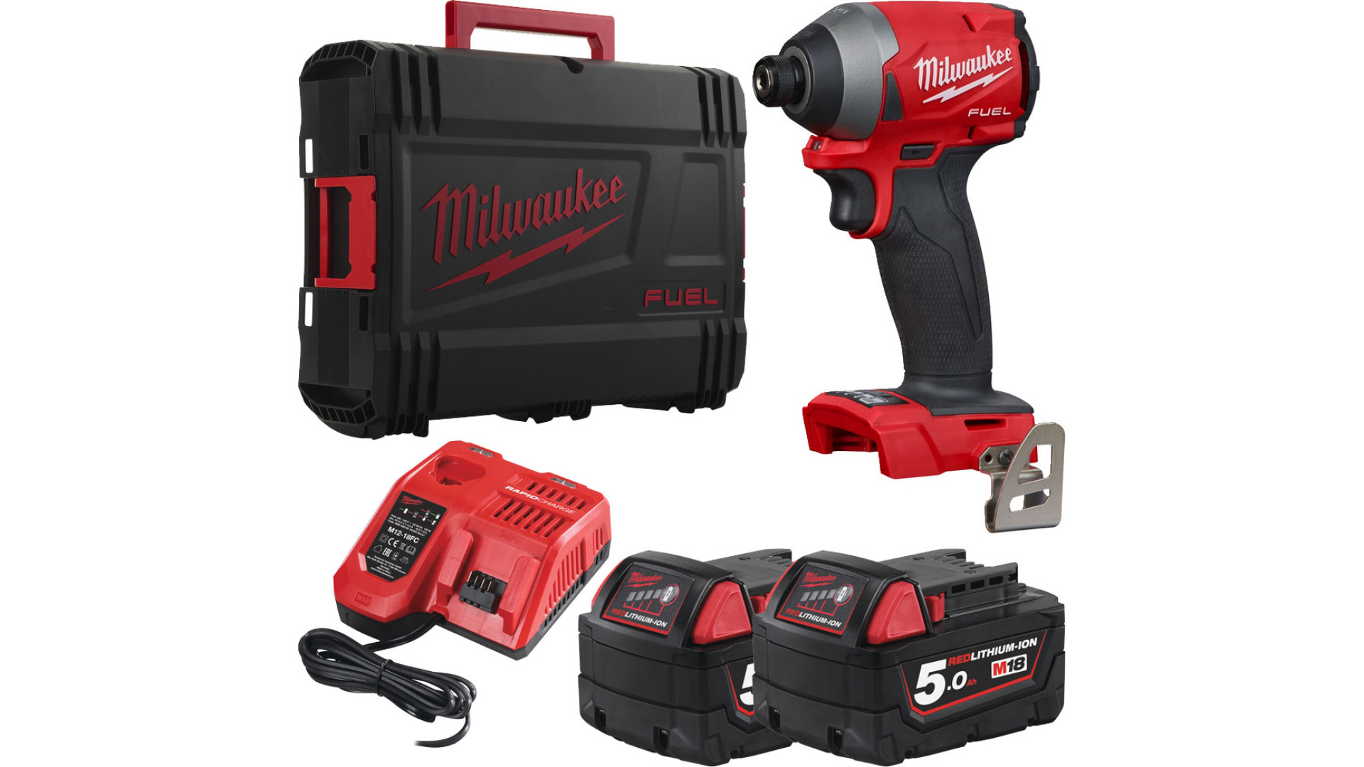 Аккумуляторный импульсный винтоверт Milwaukee M18 FID2-502X Аккумуляторный импульсный винтоверт Milwaukee M18 FID2-502X