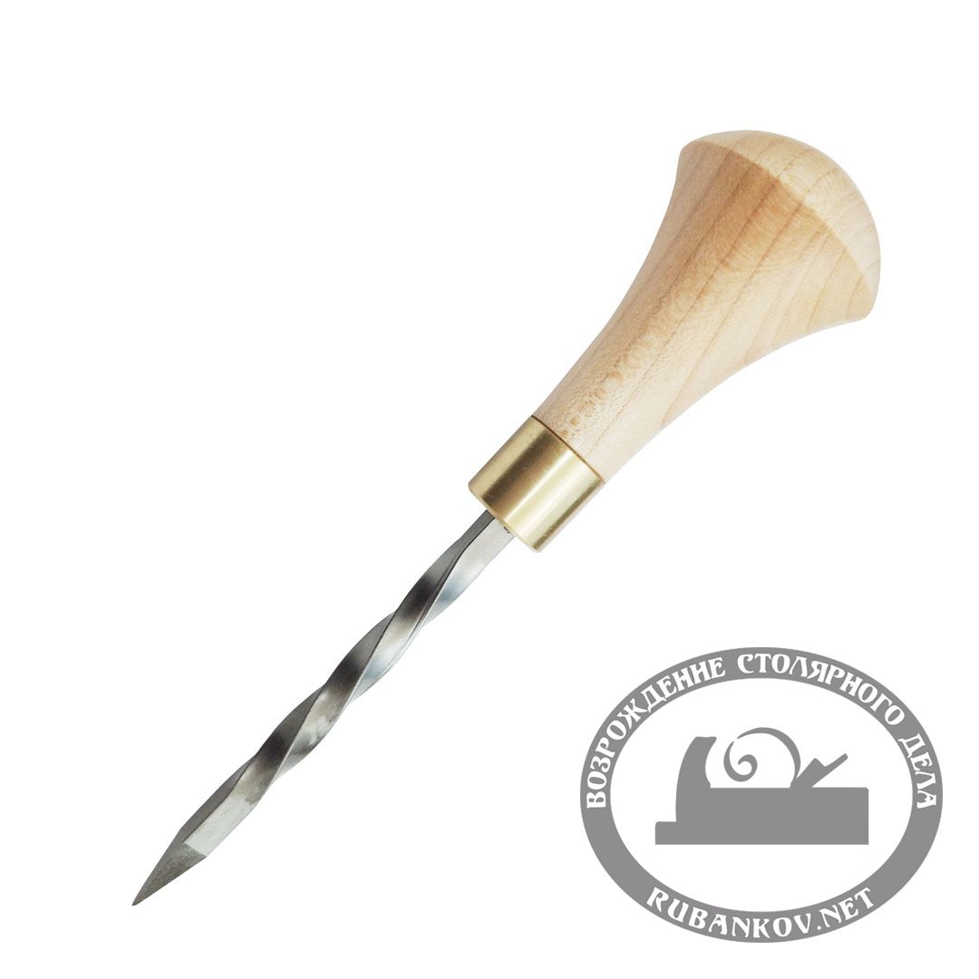 Шило ПЕТРОГРАДЪ, 165мм, витой клинок 80*5*5мм