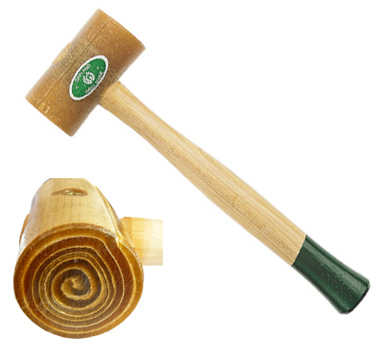 Киянка кожаная, D45мм/290мм/450г