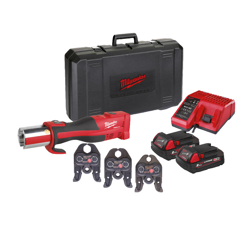 КОМПАКТНЫЙ БЕСЩЕТОЧНЫЙ ИНСТРУМЕНТ ДЛЯ ОБЖИМА ТРУБ M18™ FORCE LOGIC™ M18 BLHPT-202C M-SET КОМПАКТНЫЙ БЕСЩЕТОЧНЫЙ ИНСТРУМЕНТ ДЛЯ ОБЖИМА ТРУБ M18™ FORCE LOGIC™ M18 BLHPT-202C M-SET