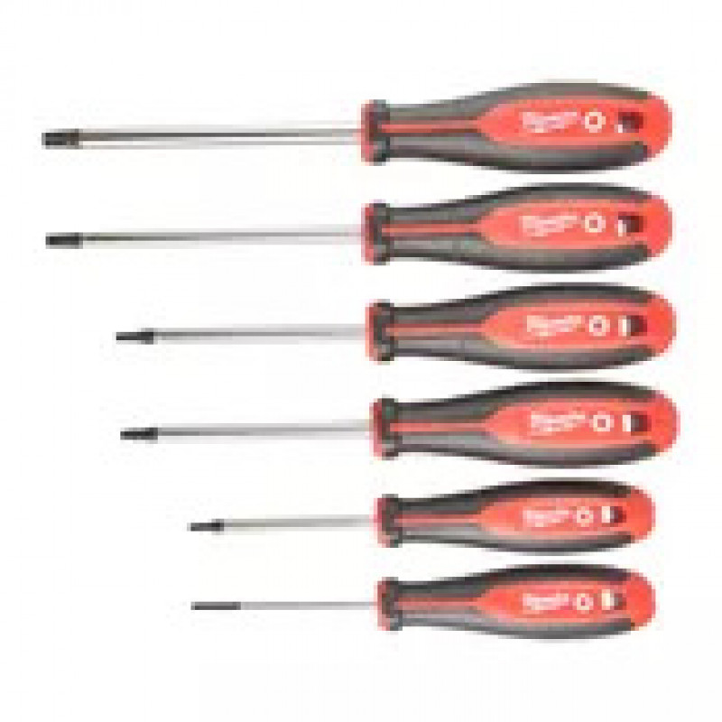 Набор магнитных отверток Milwaukee с трехгранной рукояткой TORX (6шт)