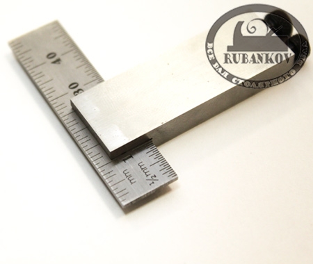 Угольник Starrett 453MA, 50мм, с подвижной подошвой, с двумя винтами