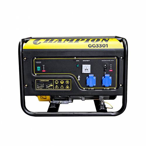Бензиновый генератор CHAMPION GG3301 Бензиновый генератор CHAMPION GG3301