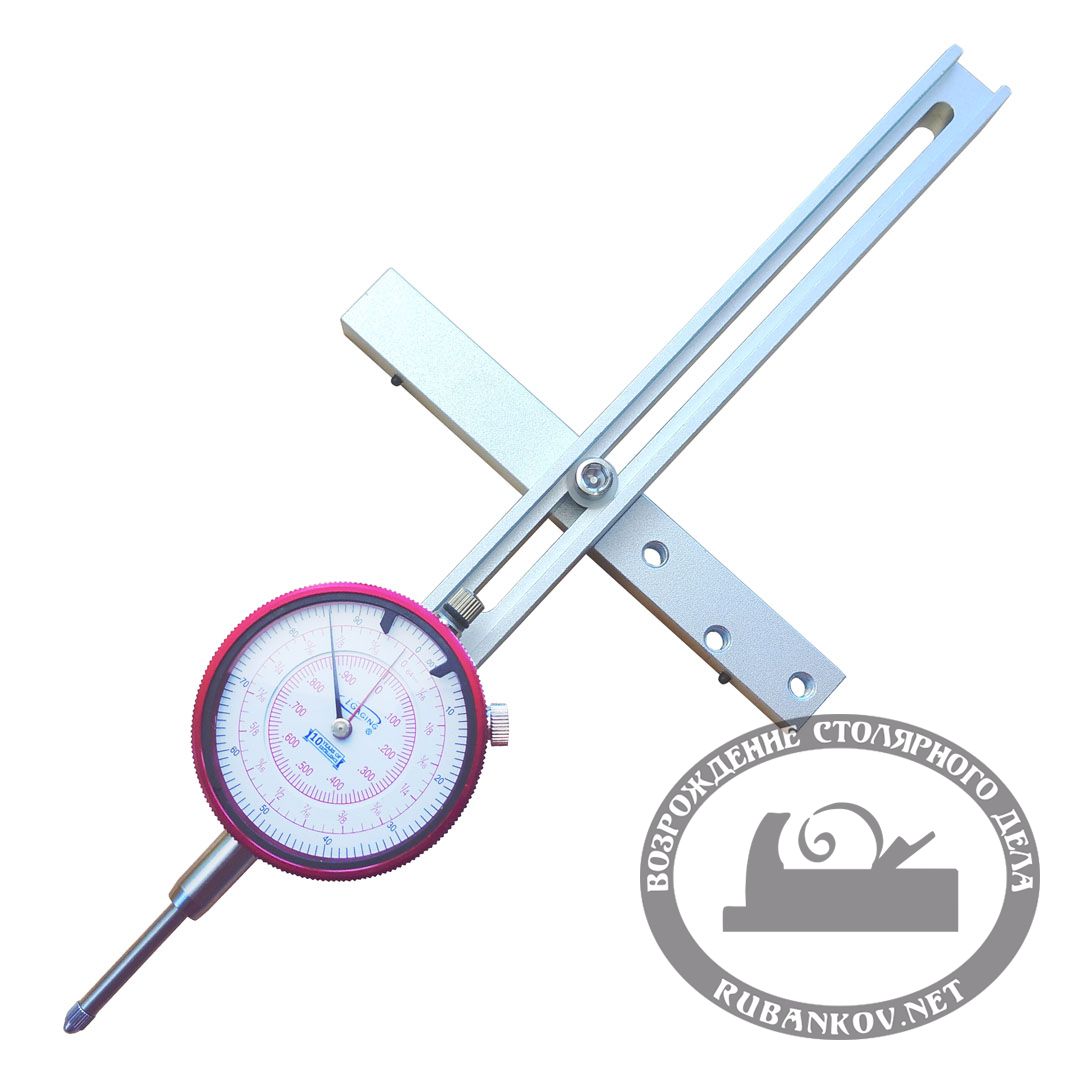 Индикатор ИЧП стрелочный, на держателе для паза T-track, 0-11inch, iGaging