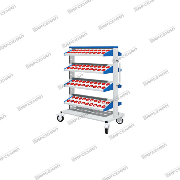 Тележка ТО-580.SK/8 для оснастки и инструмента к станкам с ЧПУ