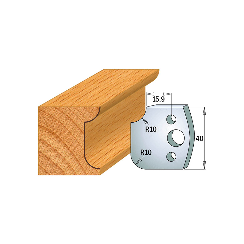 Комплект из 2-х ножей 40x4 SP CMT 690.175